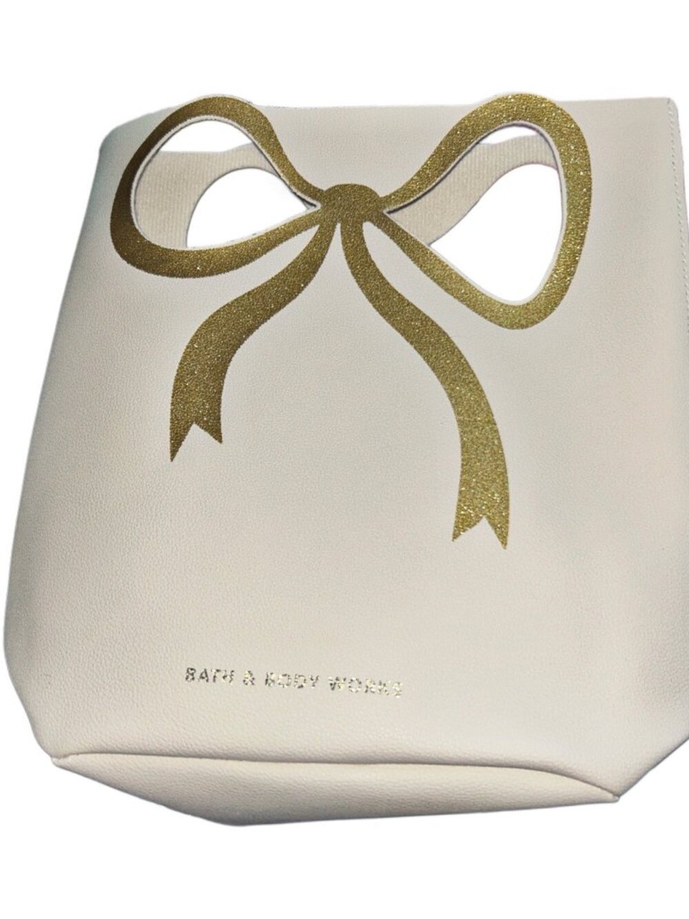 Reusable Bath & Bodyworks Bow Tie Gift Bag